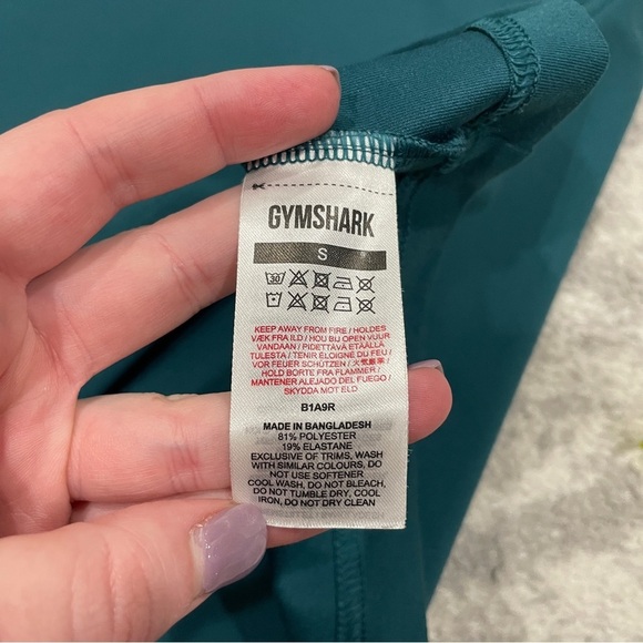 Gymshark Teal Regulate 1/4 Zip Pullover - Picture 7 of 10
